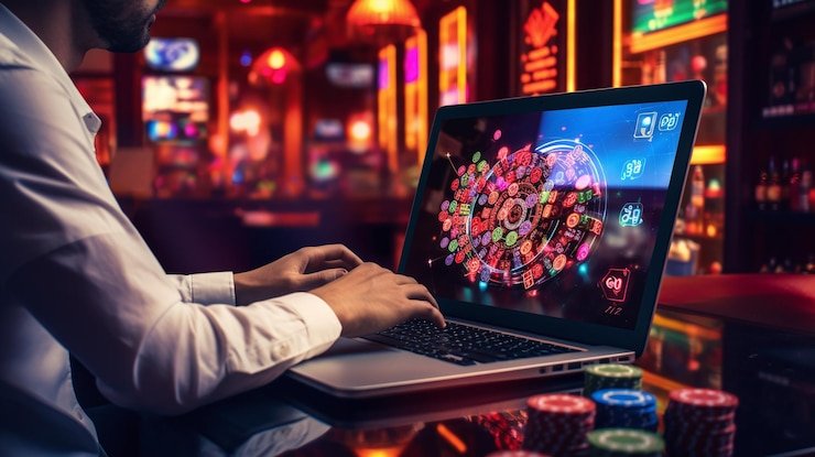 Pengguna hobicuan mengakses platform hiburan digital dengan aman menggunakan smartphone di Indonesia
